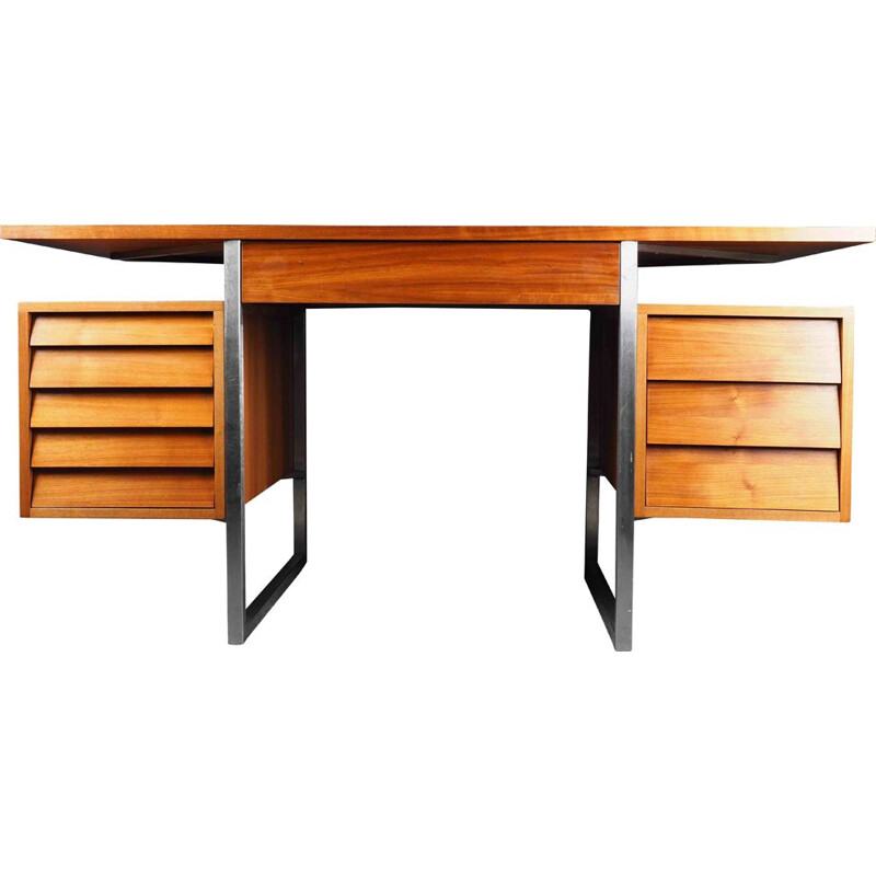 Rosewood Danish Style desk by Merrow & Associates 1960s