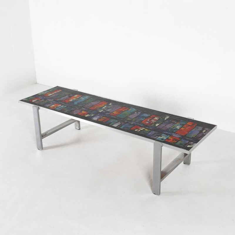 Vintage design coffee table by Denisco