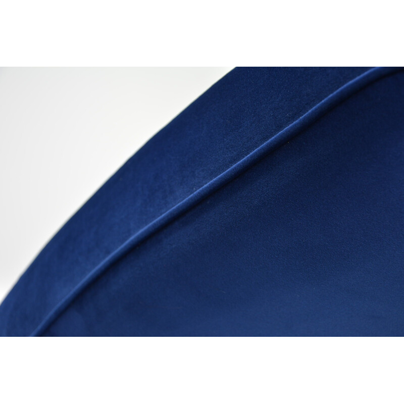 Fauteuil vintage Varsovie de couleur bleu Kanagawa