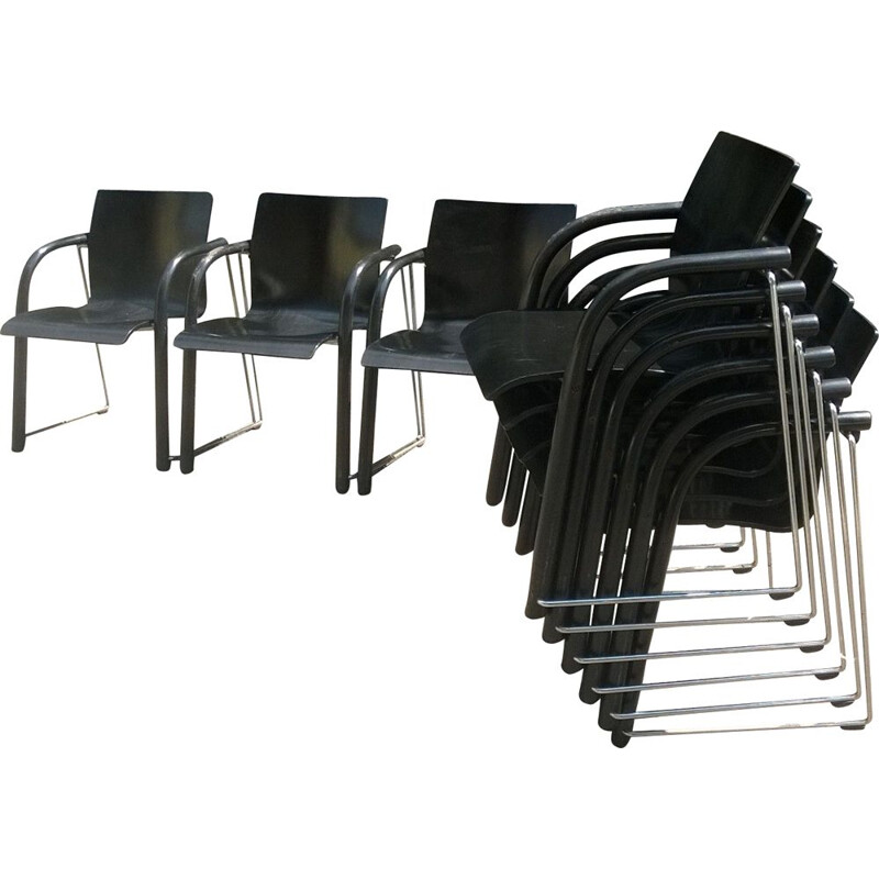 Cadeira de escritório Vintage S320 por Ulrich Boehme para Thonet, 1980