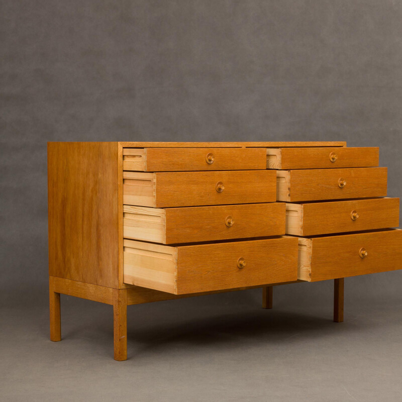 Vintage Borge Mogensen oak chest of drawers