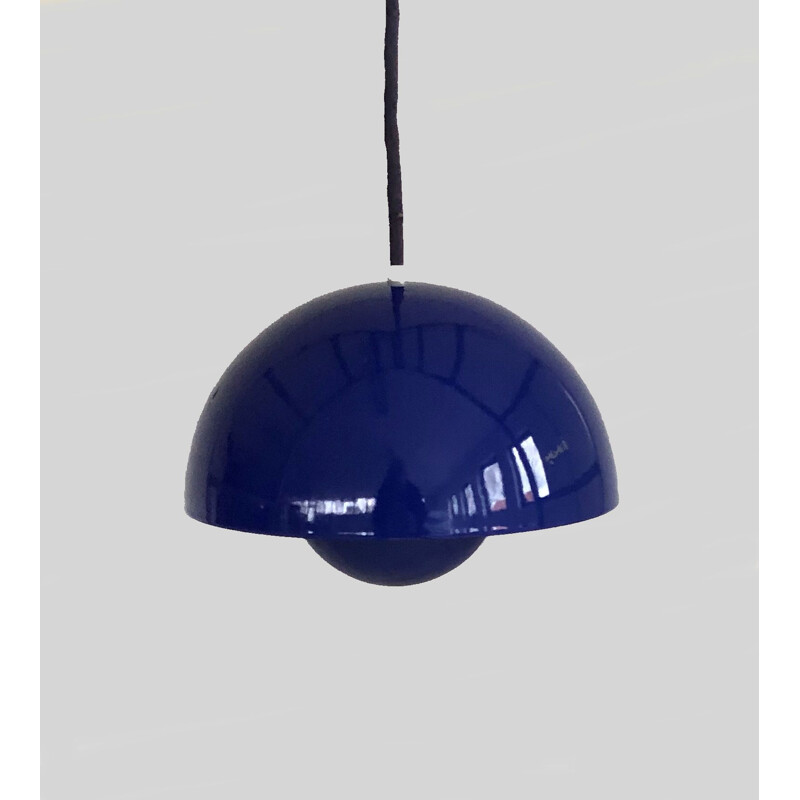 Vintage Verner Panton flowerpot pendant light for Louis Poulsen, Denmark, 1970s