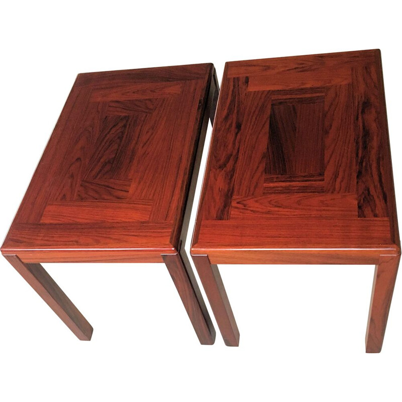 Set van 2 Deense mahoniehouten tafels door Vejle Stole Fabrik, 1970