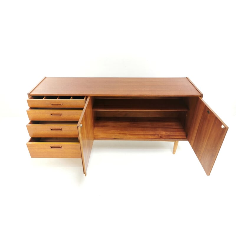 Vintage British Butilux sideboard in teak Danish design from the 1960s