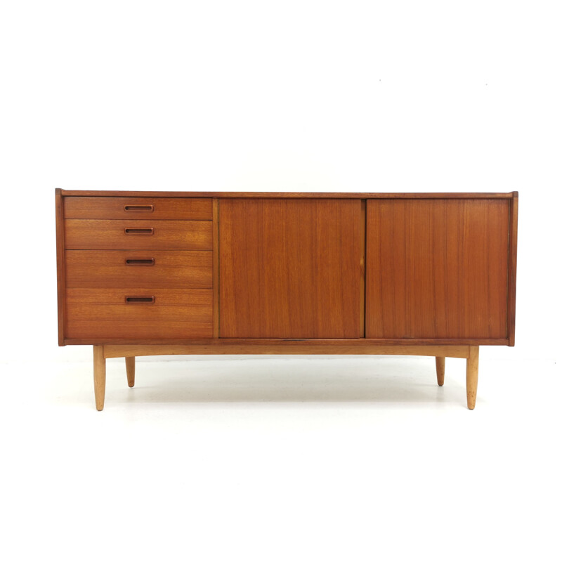 Vintage British Butilux sideboard in teak Danish design from the 1960s