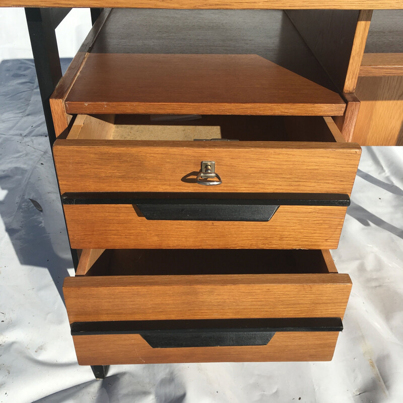 Vintage oak desk 1960