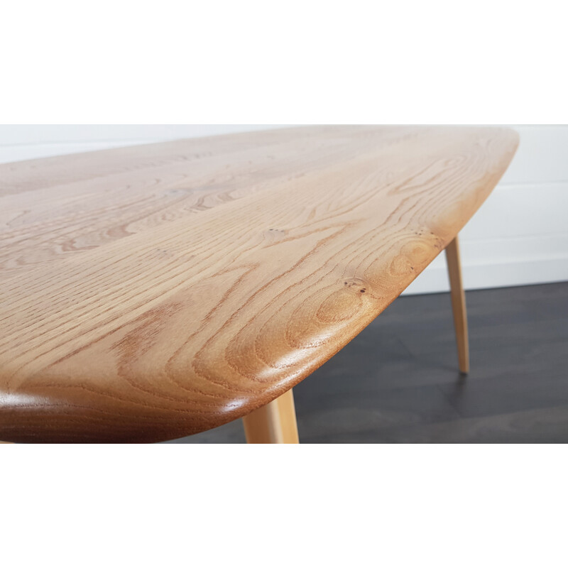 Mid Century Plank Dining Table by Lucian Ercolani for Ercol, 1960s