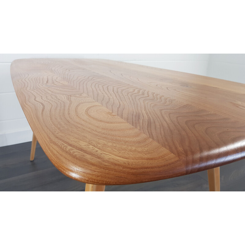 Mid Century Plank Dining Table by Lucian Ercolani for Ercol, 1960s