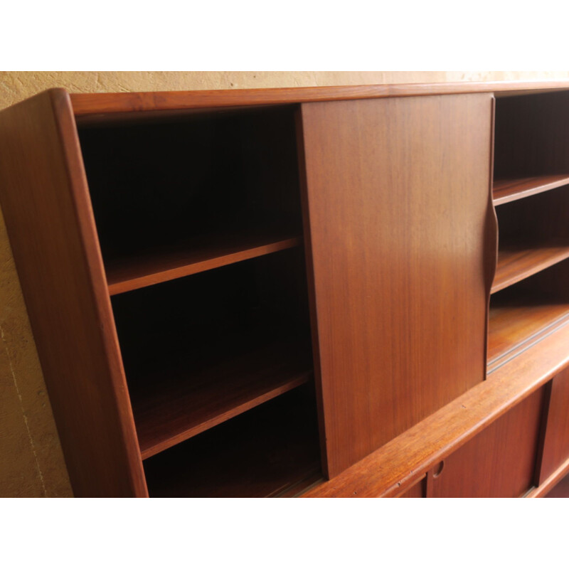 Vintage Teak highboard, Denmark, 1960s