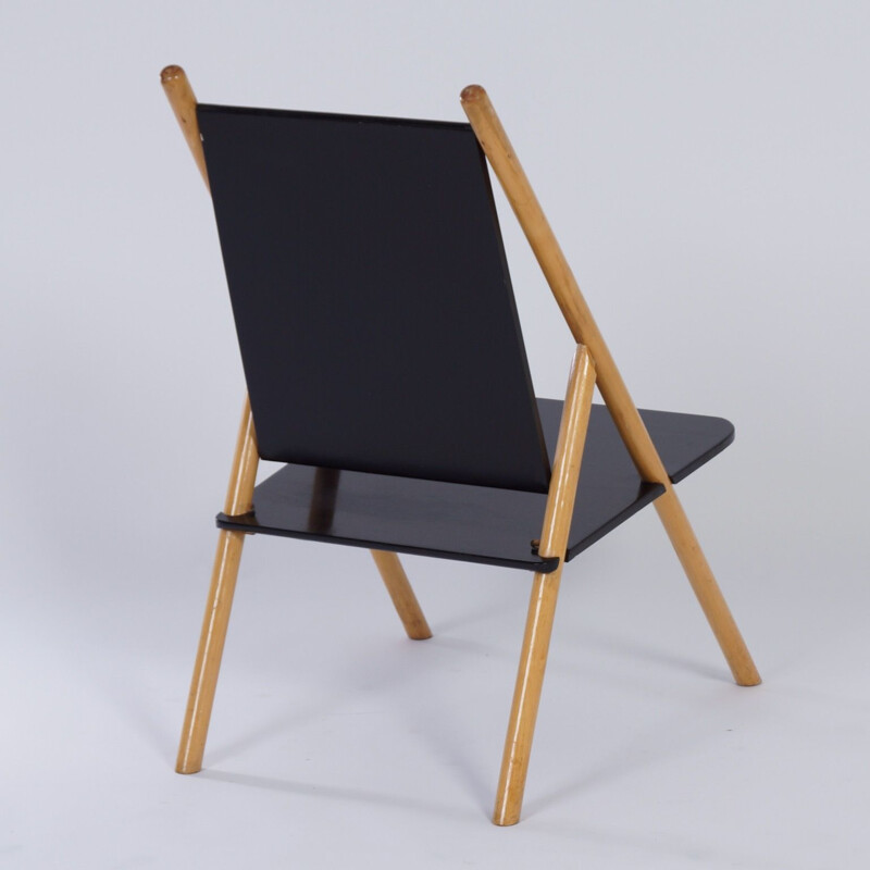 Vintage "Pinna" Chair by Yrjo Wiherheimo and Rudi Merz for Korkeakosko OY, 1970s