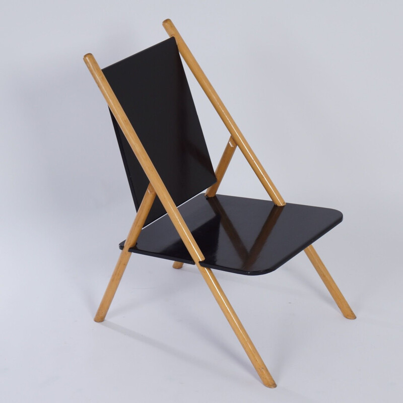 Vintage "Pinna" Chair by Yrjo Wiherheimo and Rudi Merz for Korkeakosko OY, 1970s