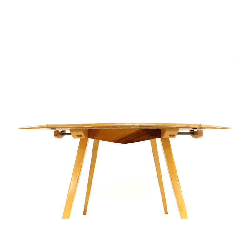 Vintage Dining Table by Ercol in Blonde Solid Beech & Elm 