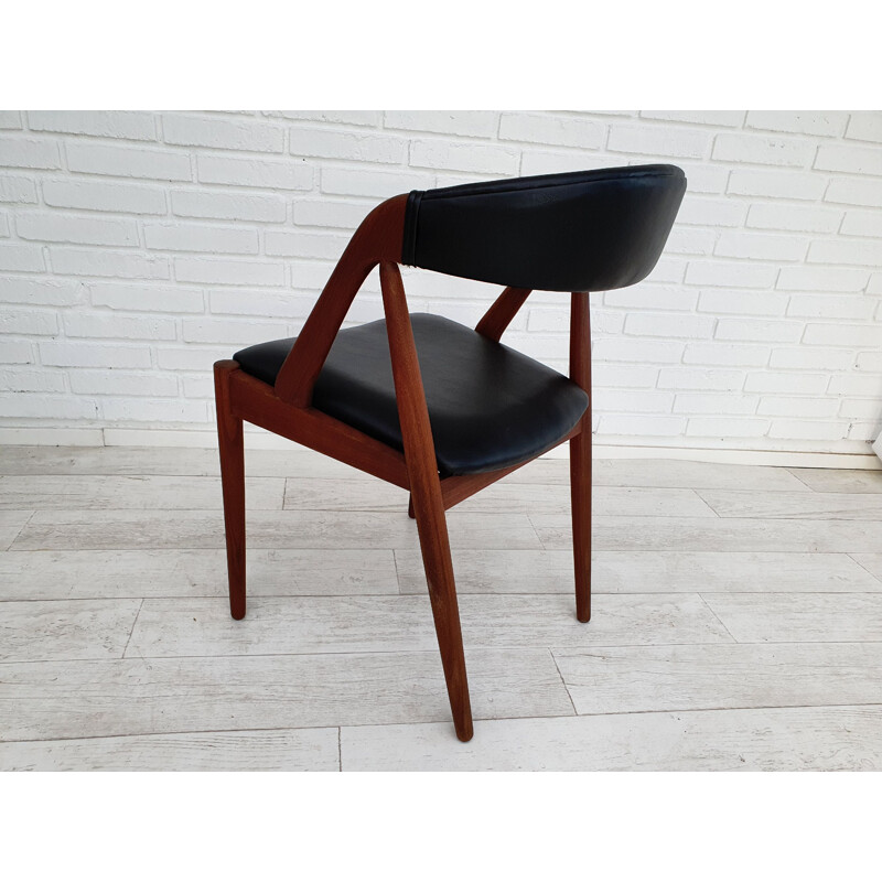 Vintage set of 6 dining chairs by Kai Kristiensen, 1970s