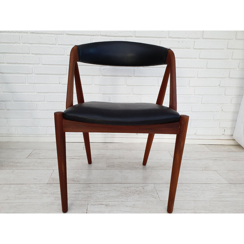 Vintage set of 6 dining chairs by Kai Kristiensen, 1970s