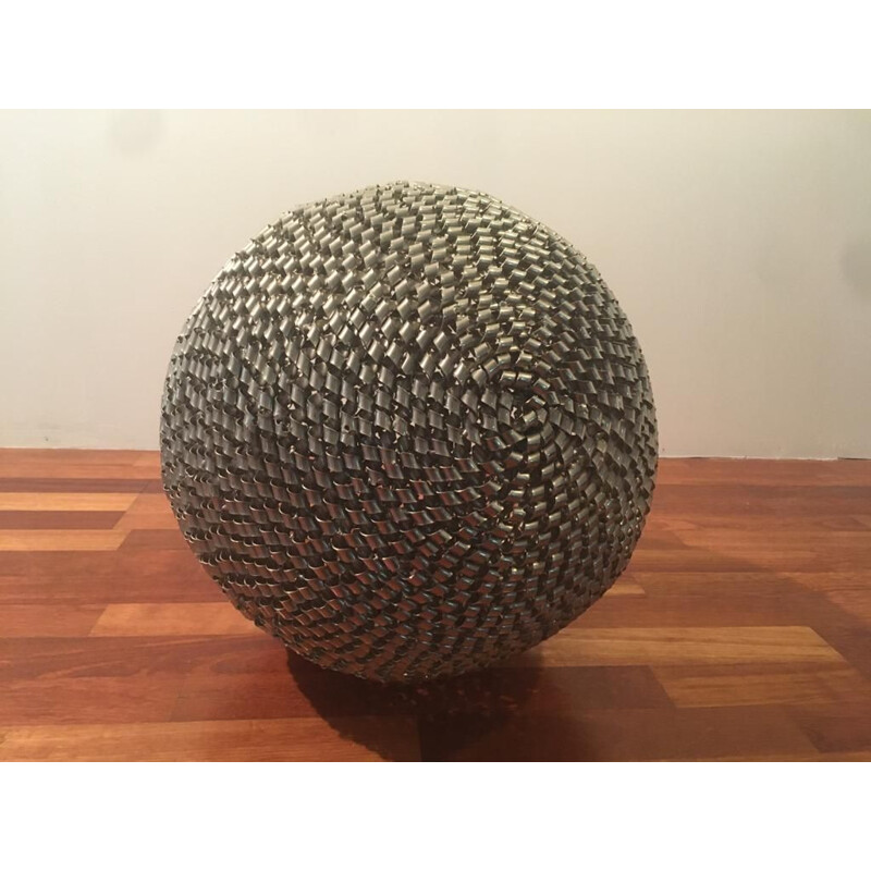 Vintage Sculpture Steel Ball