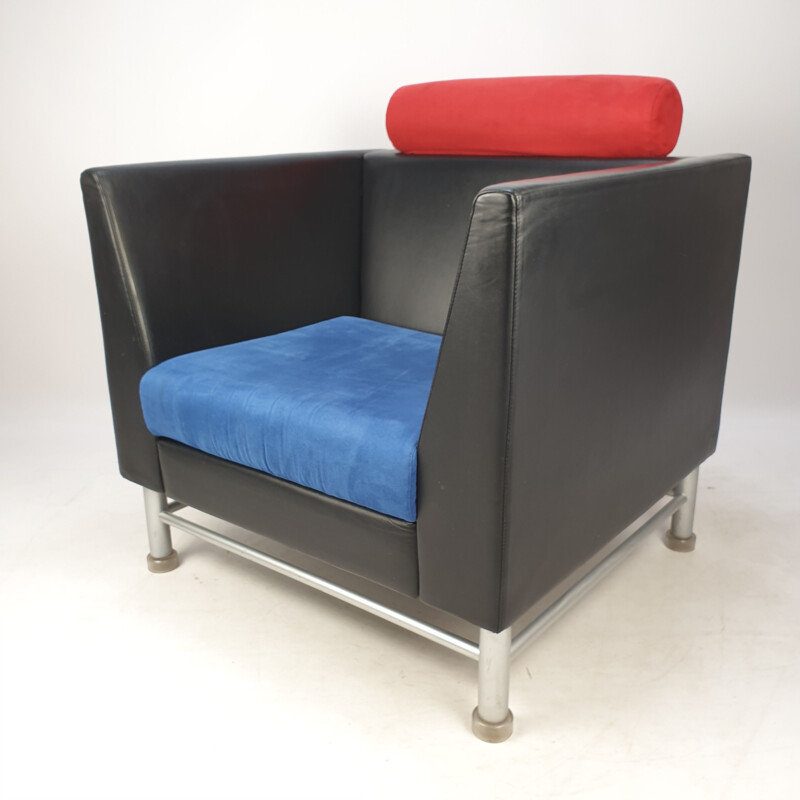 Vintage East Side Lounge Chair by Ettore Sottsass for Knoll International, 1983