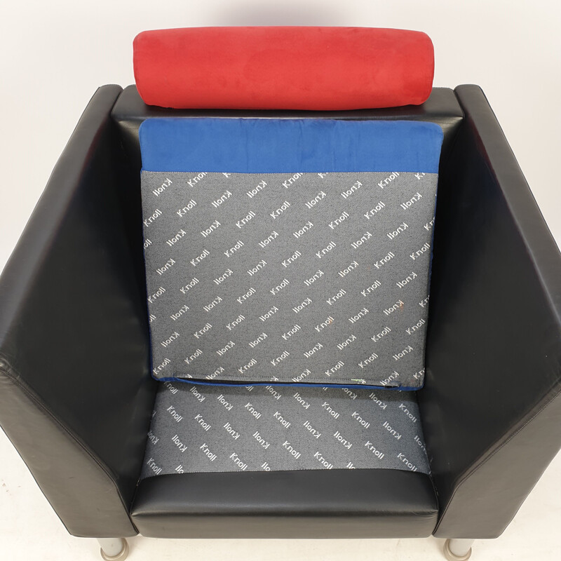 Vintage East Side Lounge Chair by Ettore Sottsass for Knoll International, 1983