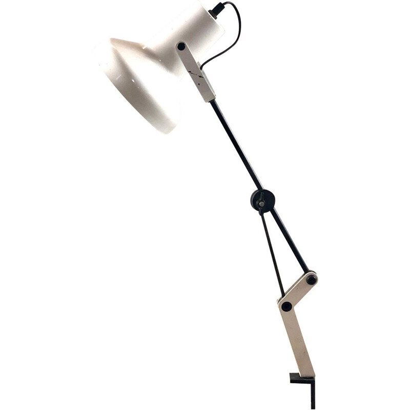 Vintage desk lamp with clip, 1960