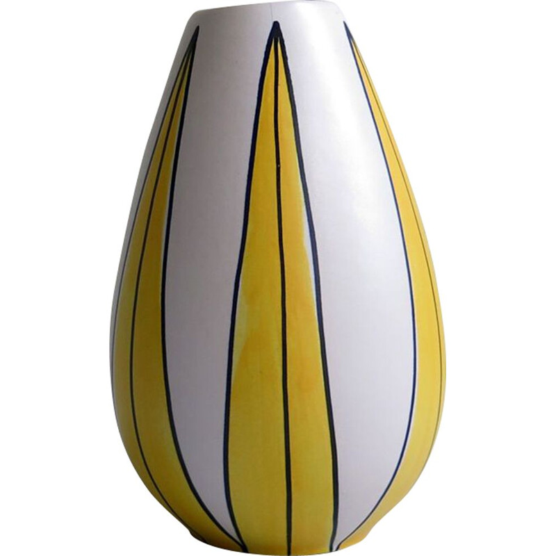 Vase en céramique vintage, Sheurich 1980