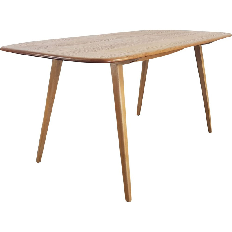 Mid Century Plank Dining Table by Lucian Ercolani for Ercol, 1960s