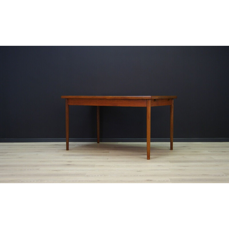 Vintage dining table in teak, Denmark, 1960-70s