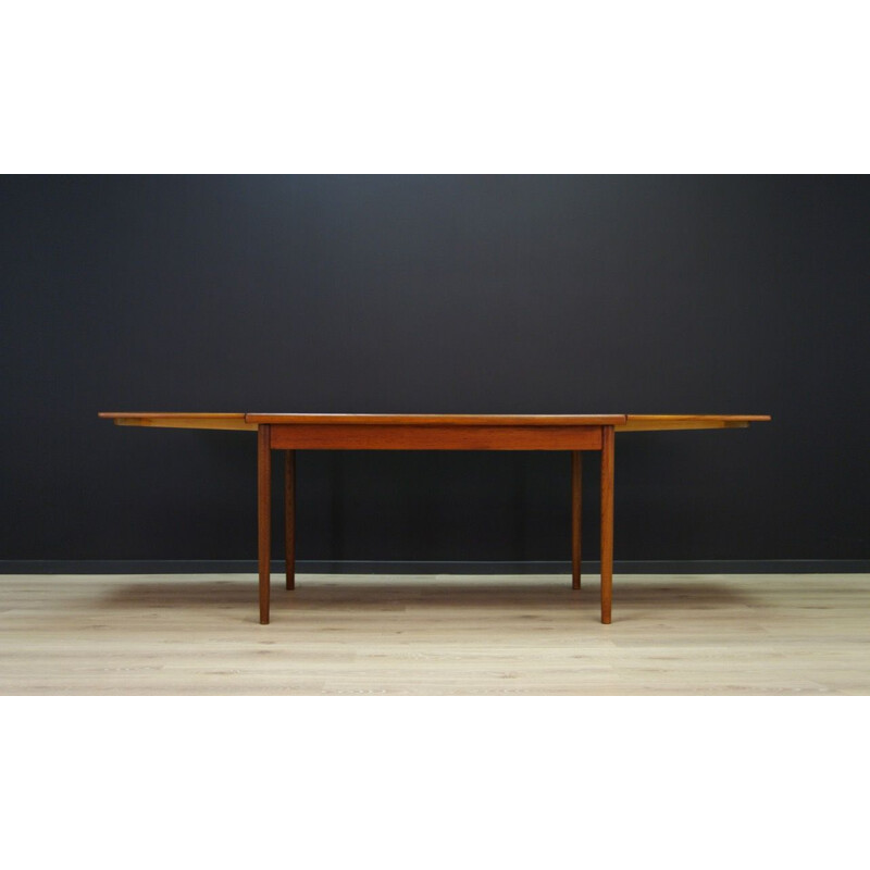 Vintage dining table in teak, Denmark, 1960-70s