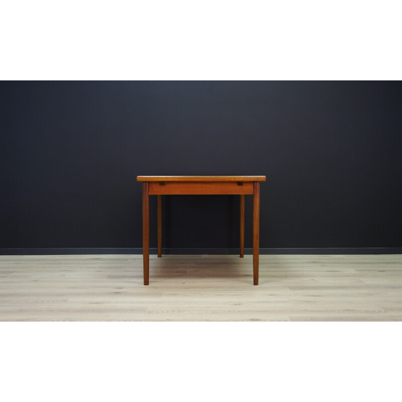 Vintage dining table in teak, Denmark, 1960-70s