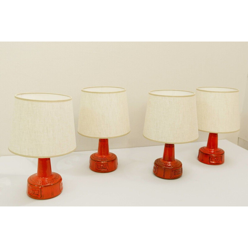 Lampe de table vintage en céramique par Bay Keramik, Allemagne 1960