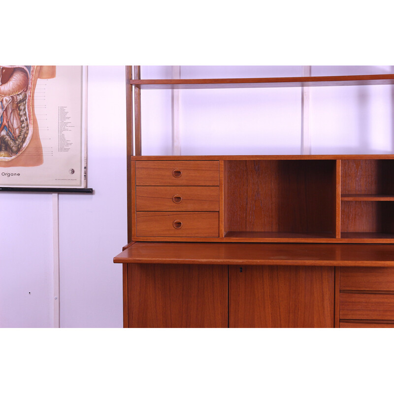 Vintage Teak Bookshelf, 1960 Sweden