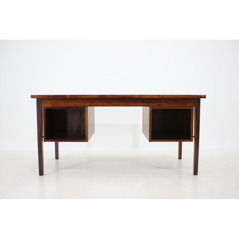 Vintage rosewood desk by Arne Wahl Iversen, Denmark, 1960s