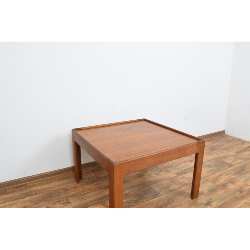 Vintage Danish teak coffee table by Illum Wikkelso