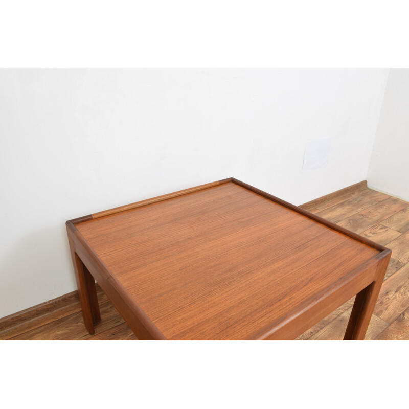 Vintage Danish teak coffee table by Illum Wikkelso