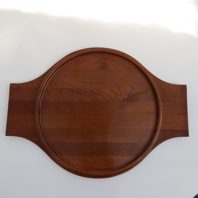 Vintage teak Dansk Design tray by Jens Quistgaard, 1950s