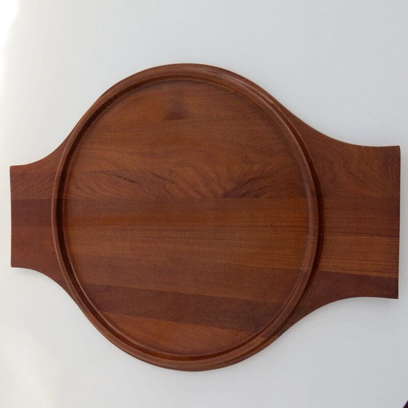 Vintage teak Dansk Design tray by Jens Quistgaard, 1950s