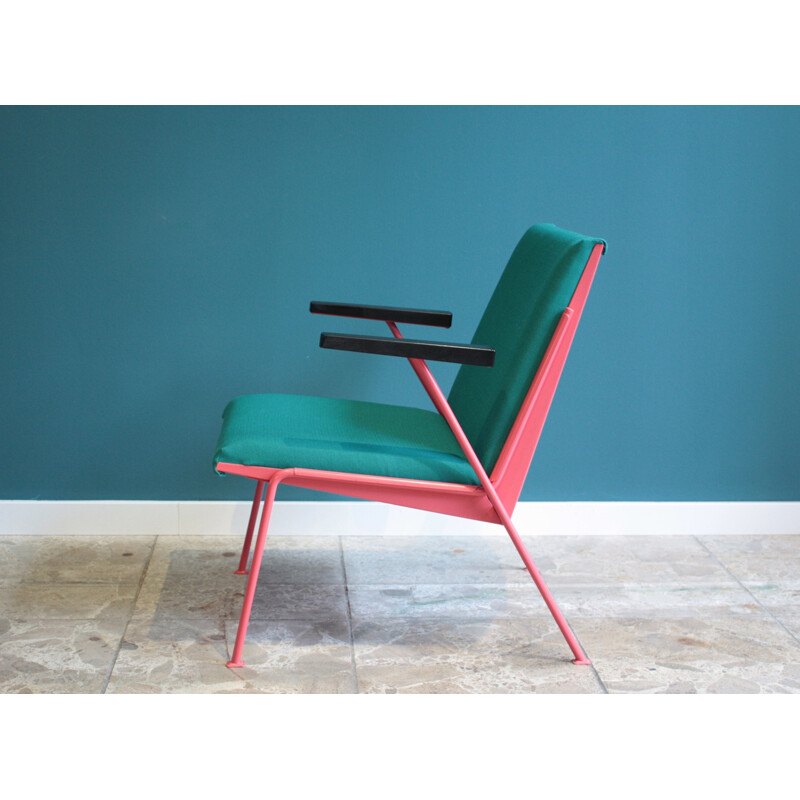 Ahrend de Cirkel "Oase" chair in fabric, steel and bakelite, Wim RIETVELD - 1975