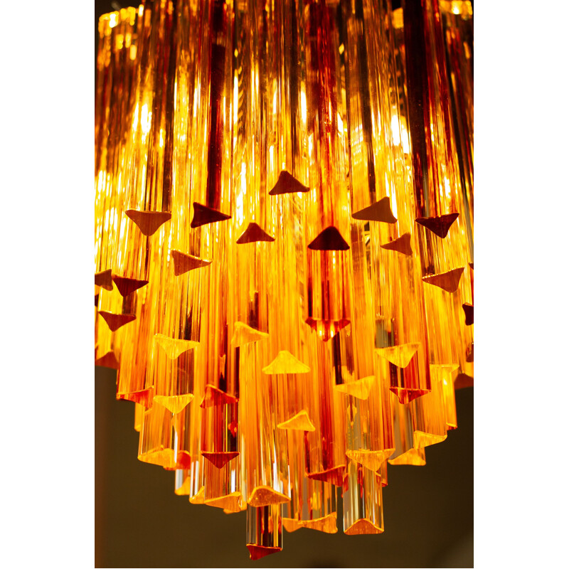 Vintage chandelier Venini in Murano glass, 1950