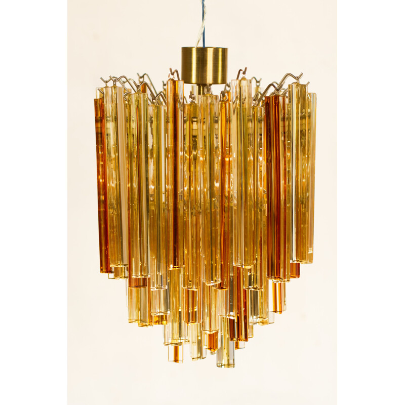 Vintage chandelier Venini in Murano glass, 1950