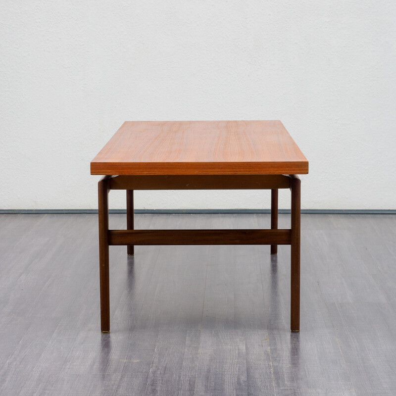 Teak coffee table in scandinavian style, 1960s