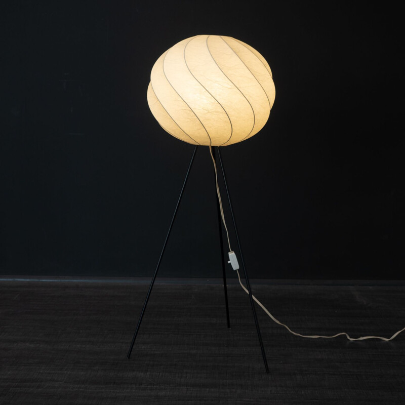 Vintage tripod floor lamp, 1950s