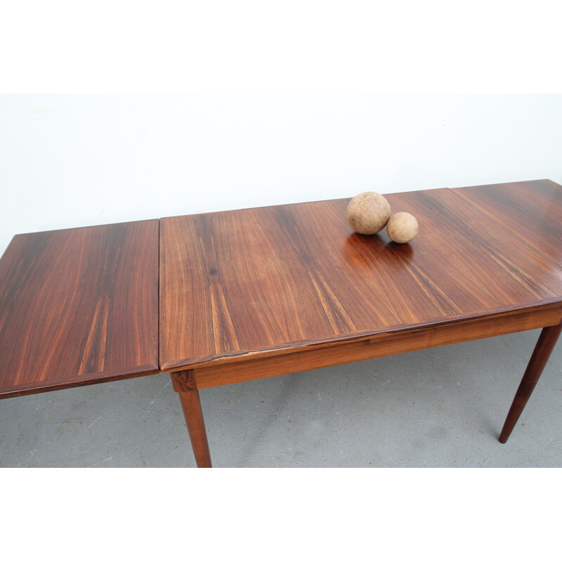 Möller Design Scandinavian extensible dining table in rosewood, Niels O. MOLLER - 1960s
