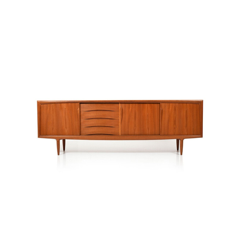 Teak vintage sideboard by Omann Jr. for ACO 1960s