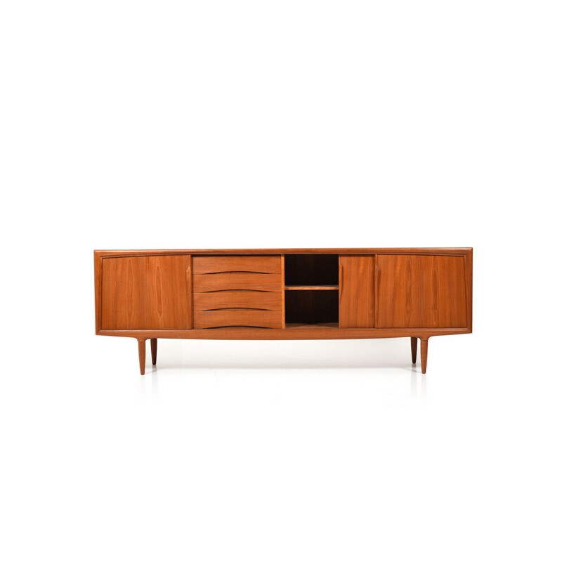 Teak vintage sideboard by Omann Jr. for ACO 1960s