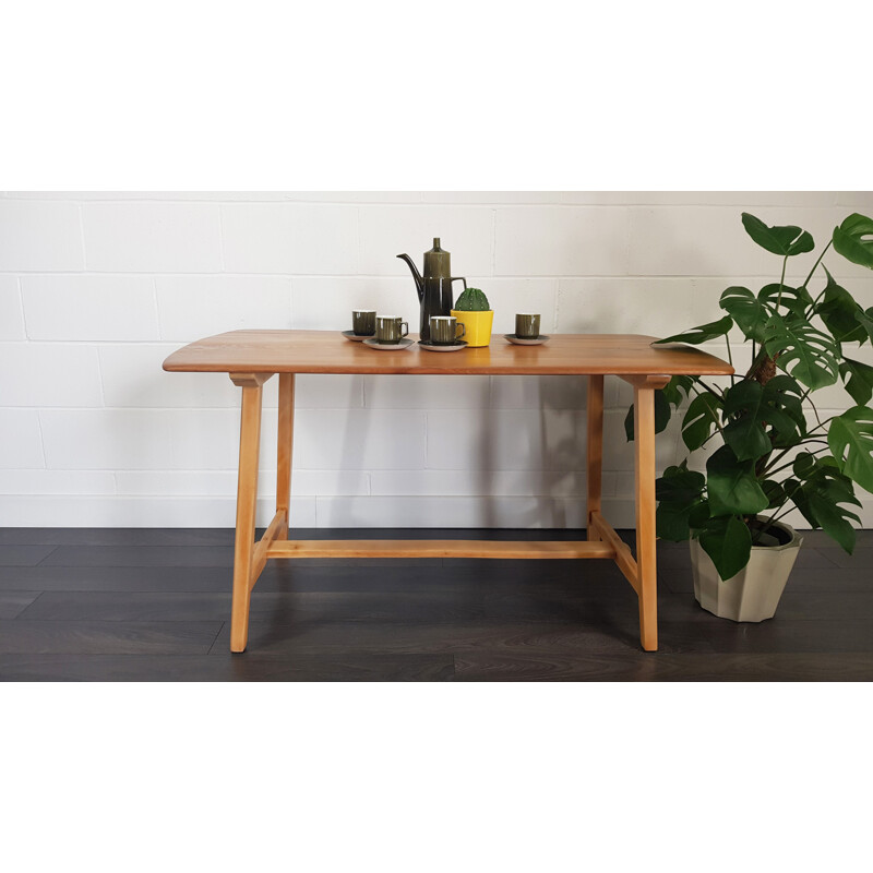 Ercol CC 41 Plank Dining Table, 1950s