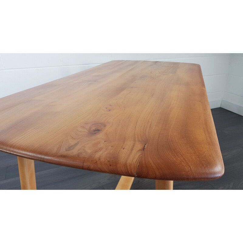 Ercol CC 41 Plank Dining Table, 1950s