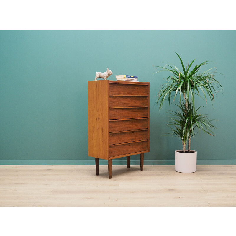 Teak vintage domino chest of drawers  60's and 70's 