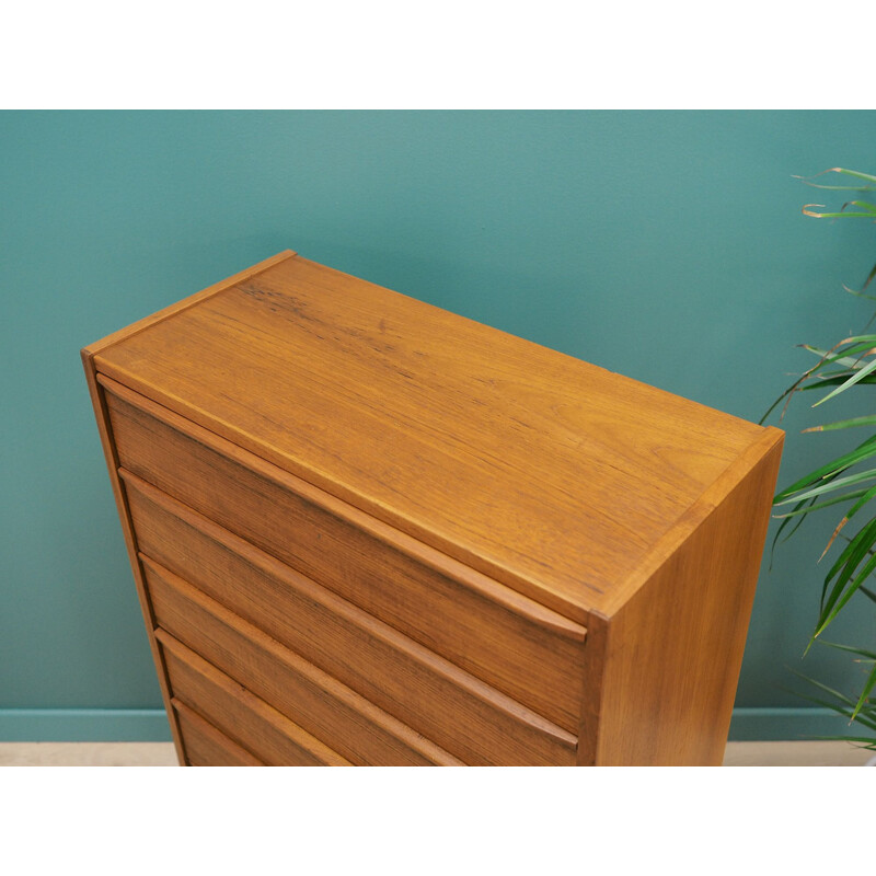 Teak vintage domino chest of drawers  60's and 70's 