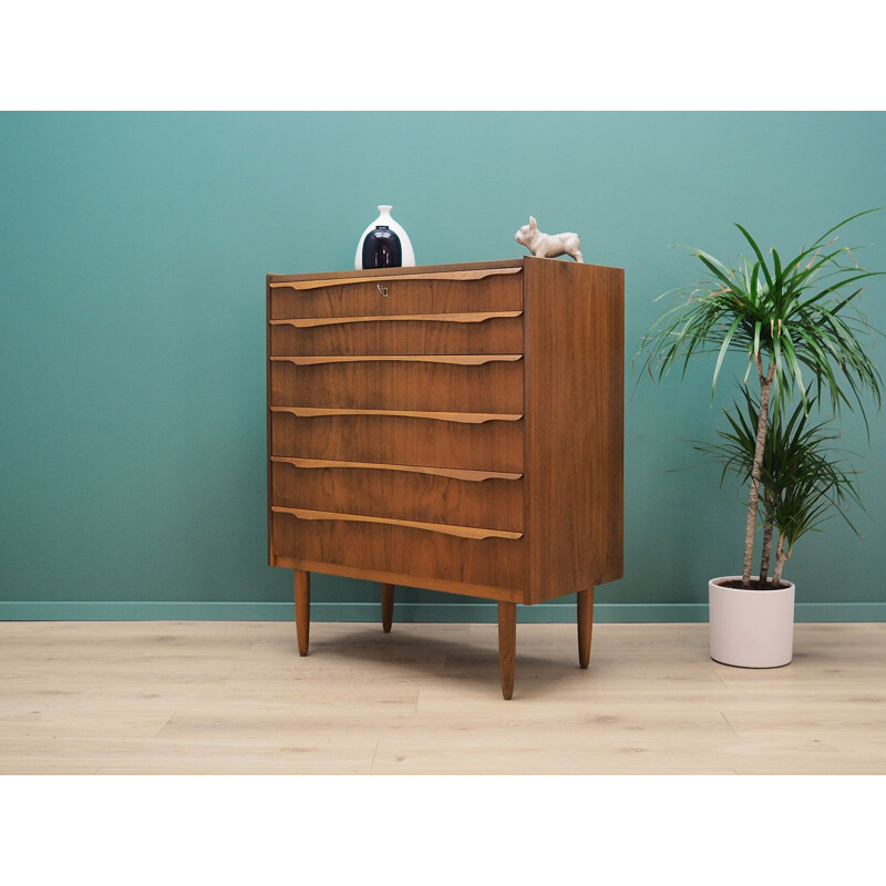 Vintage teak chest of drawers from the 60's and 70's