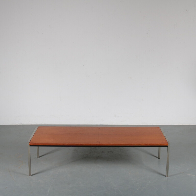 Table basse vintage réversible fabriquée aux Pays-Bas  1960