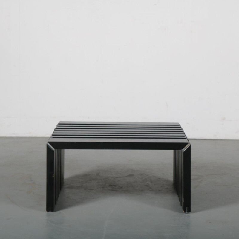 1960s Slate bench  side table designed by Walter Antonis, manufactured by ’t Spectrum in the Netherlands