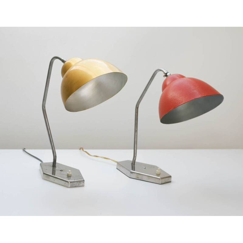 Pair of vintage Table lamps from Inkop, 1950